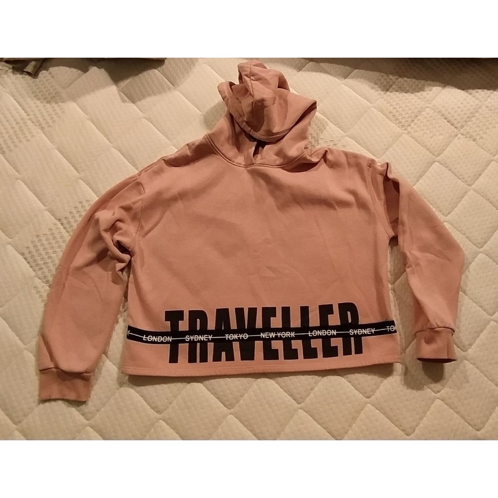 Hoodie Women's Pink Graphic Print